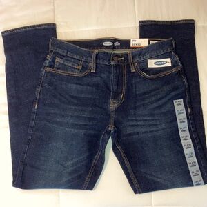 Old Navy Dark Blue Slim Built-In Tough / Built-In Flex Jeans, 31x32 (Men’s)